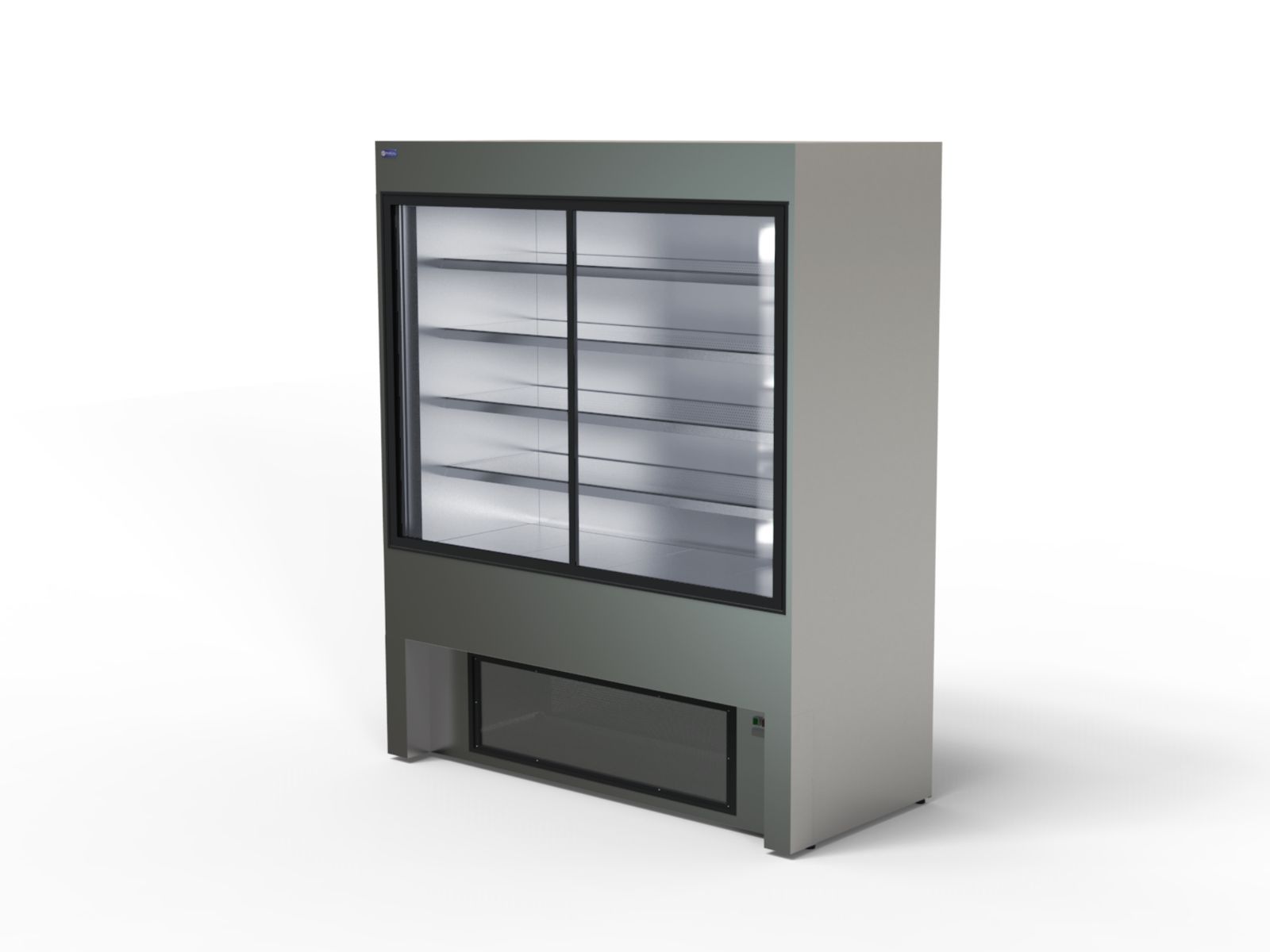 Heladera exhibidora vertical modelo Sidney Steel