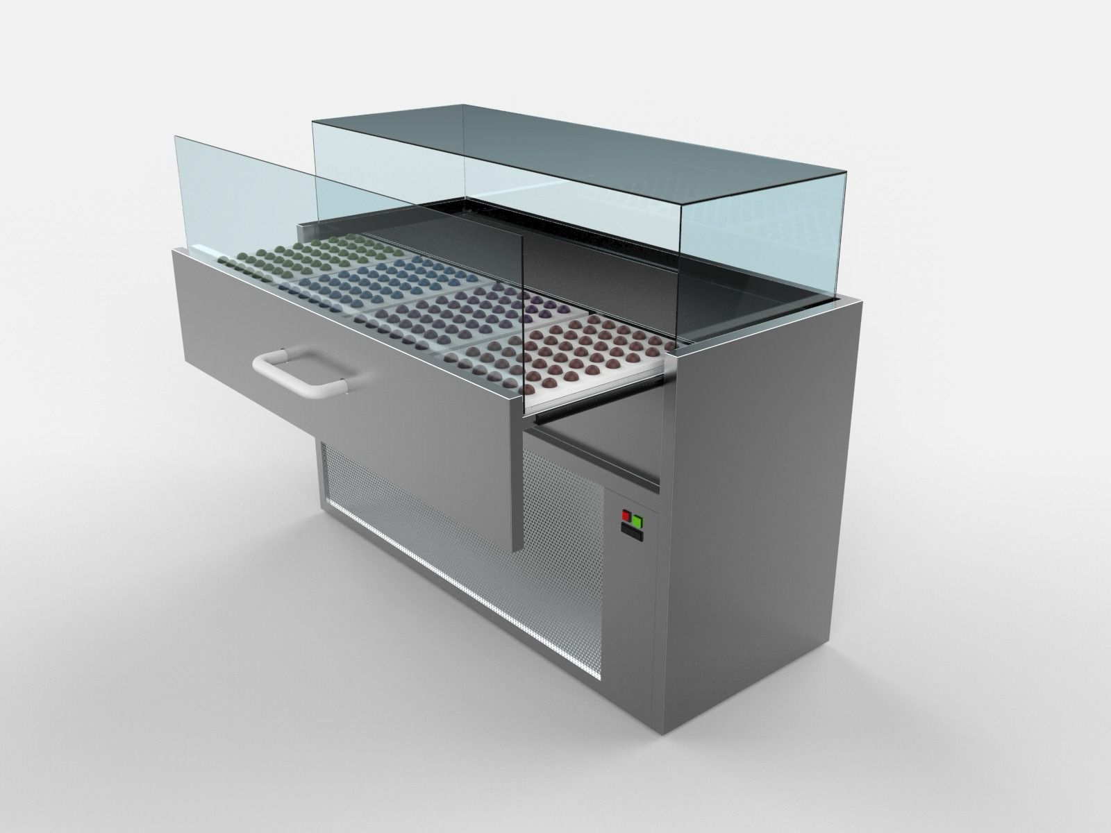 Heladera bombonera modelo Ginebra